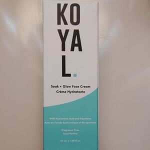 Soak + Glow Face Cream - White and Teal